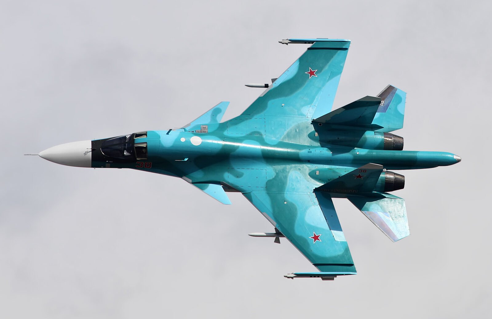 Avion de luptă rus Su-34, doborât de forțele ucrainene în apropiere de Zaporojie
