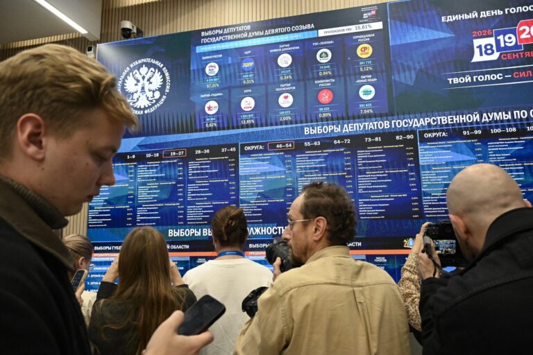 Rusia Unită obține 57,5% la alegerile parlamentare