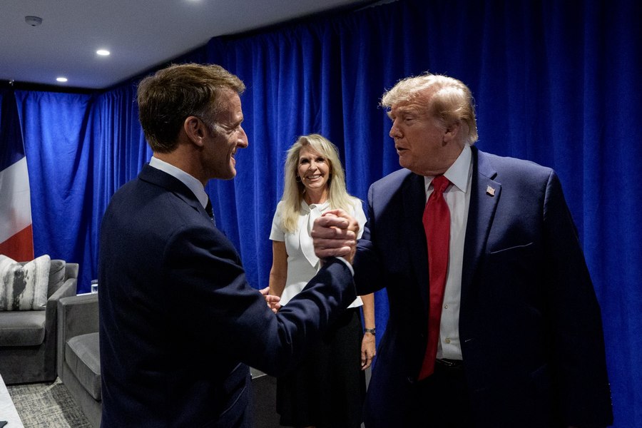 Trump și Macron au discutat la New York despre Ucraina și Marea Roșie