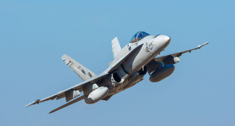 MApN a ridicat F-18 spaniole după o țintă aeriană în Tulcea
