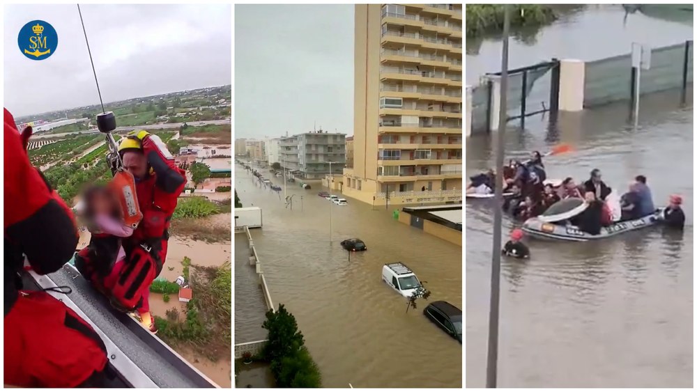 Patru morți în inundațiile din Valencia și Catalonia